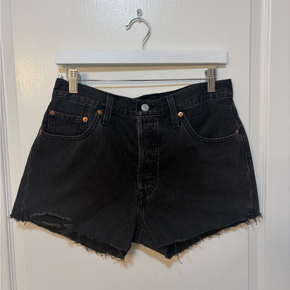 Levi’s 501 Black Denim Shorts